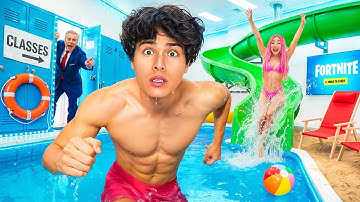 I Built a Secret Pool In School!