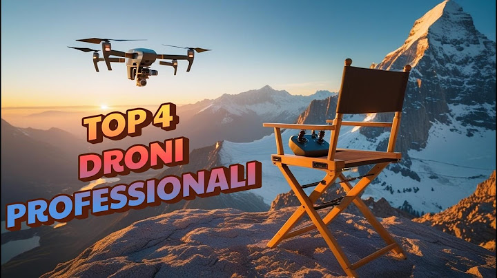 Il Drone Professionale PERFETTO per TE (Classifica di 4 Modelli)