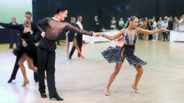 Ча-ча-ча. Юниоры-2 - Open La 1/2. BDA Open Festival 2025 / танцевальный спорт