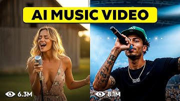 Hoe je AI-muziekvideo