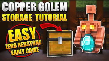 The PERFECT Early Game Storage System | Minecraft Bedrock Tutorial
