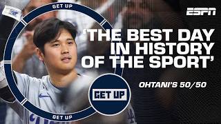 Shohei Ohtani's 50/50 'THE BEST DAY IN THE HISTORY OF THE SPORT!' - Buster Olney | Get Up