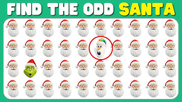 🎄 Find the Odd One Out! 32 Fun Christmas Quiz Challenges 🎅