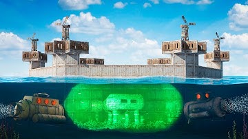 We Walled In Labs! 1,000,000+ Metal Base in Rust