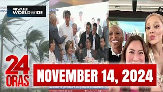 24 Oras Express: November 14, 2024 [HD]