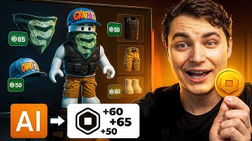 Make Roblox 3D Cloth With AI (Get Robux!)