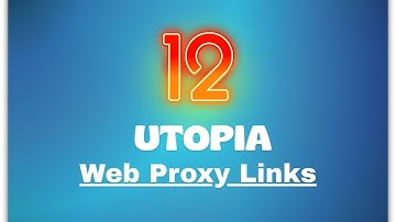 12 utopia webproxylinks 2025 | NIEUWE frisse proxywebsites