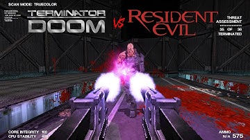 TERMINATOR DOOM - The Terminator killing zombies in Resident Evil | 4K/60