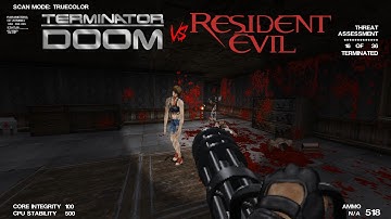 TERMINATOR DOOM - The Terminator killing zombies in Resident Evil | 4K/60