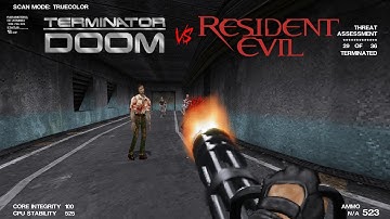 TERMINATOR DOOM - The Terminator killing zombies in Resident Evil | 4K/60