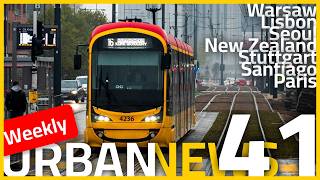 Warsaw tram extension | Cable-line in Paris | New metro trains in Lisbon | Urban News 41