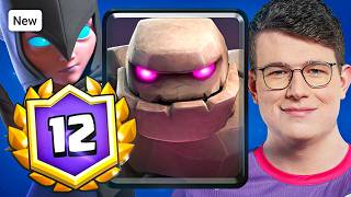 12 WIN GRAND CHALLENGE WITH GOLEM! - Clash Royale