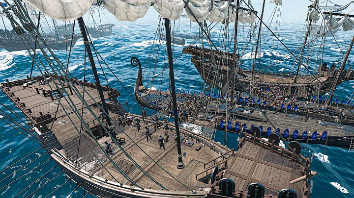 Epic EMPIRE vs STURGIA Naval Battle - Mount and Blade 2 BANNERLORD War Sails DLC