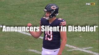 The Bears Punter Just Broke the Announcers