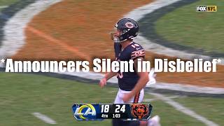 The Bears Punter Just Broke the Announcers