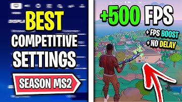 De BESTE competitieve instellingen in Fortnite Simpsons! 🔧 (ENORME FPS-boost & GEEN vertraging)