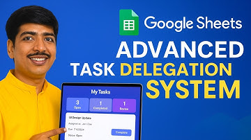 Google Sheets + Apps Script: Build a Task Assignment & Tracking Web App
