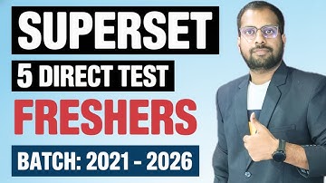 DIrect Test Hiring Announced | Superset, TCS, Amazon, Concentrix, Infosys Jobs | Freshers Don