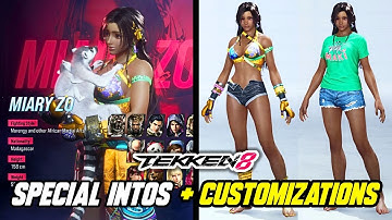 TEKKEN 8 - "Miary Zo" All Intros + Customizations