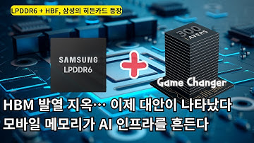 HBF 등장… 삼성 LPDDR6와 함께 AI 메모리 구조가 완전히 바뀐다