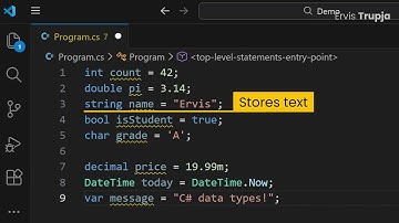 05. C# Data Types Explained in 60 Seconds