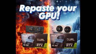 REPAINT and REPASTE your old GPU! Full breakdown!