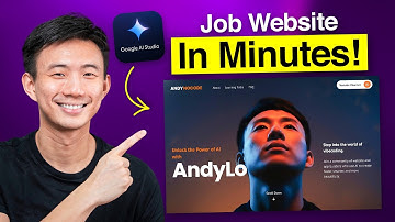 How I Built a Cinematic Personal Website with Google Gemini Free AI Tools In 10 Mins [No-Code]