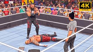 WWE 2K25 - Jacob Fatu vs. Solo Sikoa | No Holds Barred Match