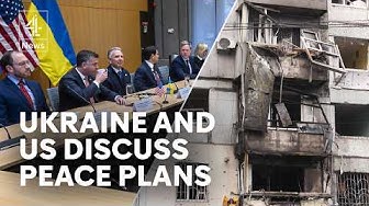 Thumbnail for Trump says Ukraine ungrateful as officials meet to discuss peace plan