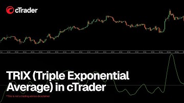 TRIX (Triple Exponential Average) in cTrader - how it works and how traders use it