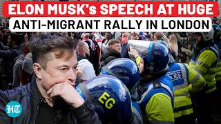 Elon Musk's Speech At UK Protest Which Saw Violent Clash: Speaks On Charlie Kirk, Migrants, Starmer