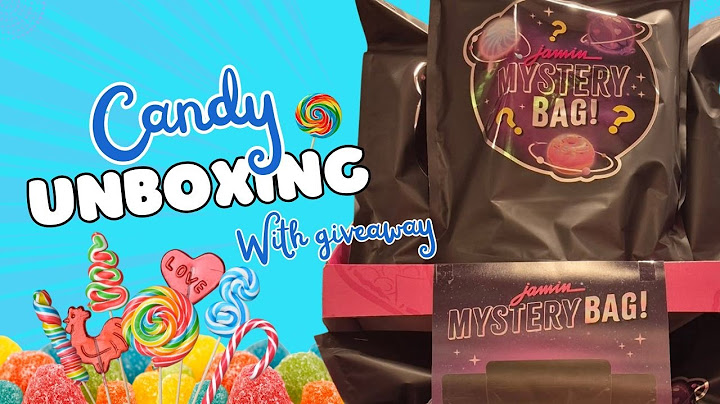 IK KOCHT EEN JAMIN SNOEP MYSTERYBAG.... *Giveaway*