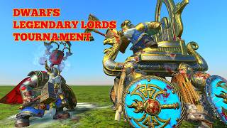 Dwarfs Legendary Lords Round Robin Tournament. Total War Warhammer 3