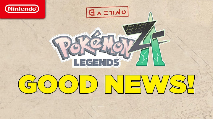 AMAZING NEWS for Pokémon Legends Z-A!