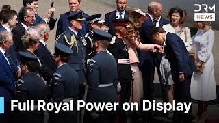 Macron Arrives at Windsor | King Charles Leads Grand Royal Welcome | AC1G