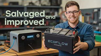 My Ecoflow Battery Died... So I Built a NEW One From Its Parts!