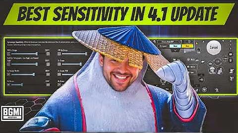 NEW BGMI 4.1 UPDATE SENSITIVITY SETTINGS 😱 | NO RECOIL CAMERA + GYROSCOPE SETUP | BEST CONTROL