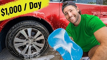 Making $1,000 Per Day Washing Cars | Niche Riches