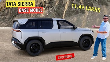 TATA SIERRA BASE MODEL is Here - 11.49 Lakh MOST VFM ? 2025 Tata Sierra Smart Review