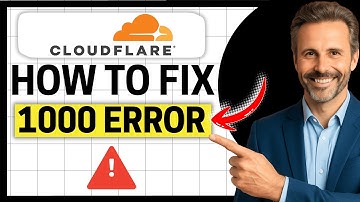 How To Fix Error 1000 in Cloudflare CDN [Easy Guide]