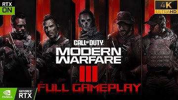 Call of Duty Modern Warfare 3 Full Game Walkthrough (4K UHD) | No Commentary Gameplay | PC