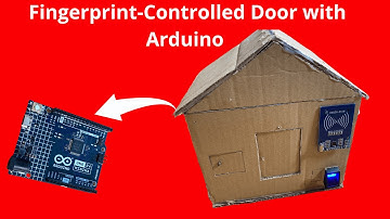 Automatische vingerafdrukgestuurde deur met Arduino Uno R4 Minima en SG90 Servo
