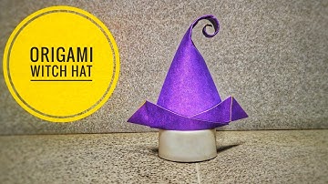 Origami Witch Hat | Halloween Origami