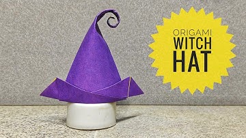 Origami Witch Hat | Halloween Origami