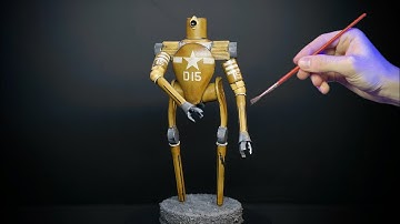 Building a Robot Model Using Only recycled Plastic Caps [Another Trashbot Build]