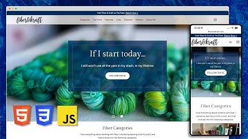 One Page Website Project + Deployment | HTML CSS JavaScript Project