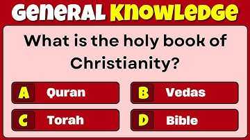 GK Quiz With Explanation | General Knowledge | Quiz | Trivia Quiz | Pub Quiz | Mixed Trivia