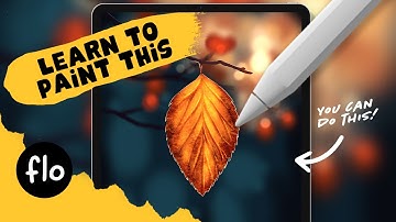 Draw a Realistic Fall Leaf in Procreate — Step-by-Step Easy Tutorial for Beginners