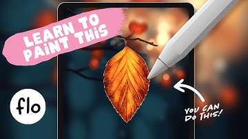 Draw a Realistic Fall Leaf in Procreate — Step-by-Step Easy Tutorial for Beginners