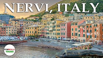 🌅 The Most Romantic Walk in Italy! Passeggiata Anita Garibaldi at Sunset (4K) | Nervi, Genoa